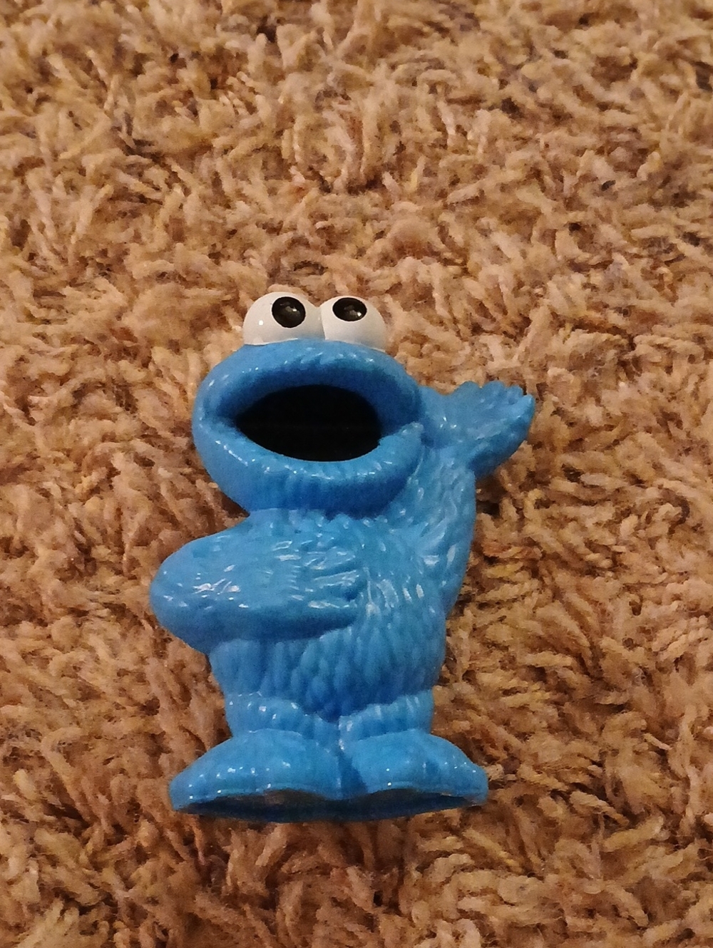 Blue Cookie Monster Figurine